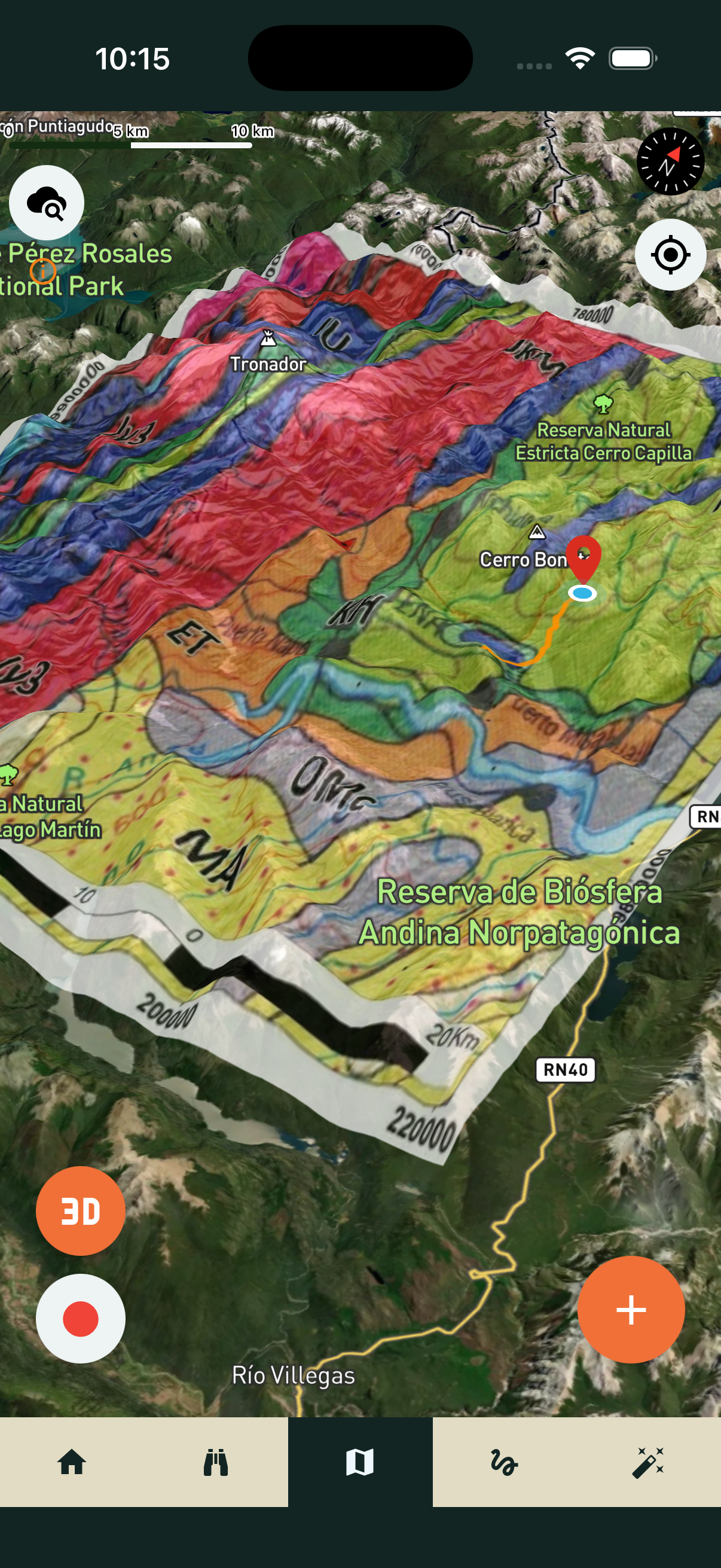 Navegación sobre PNGs Geolocalizados